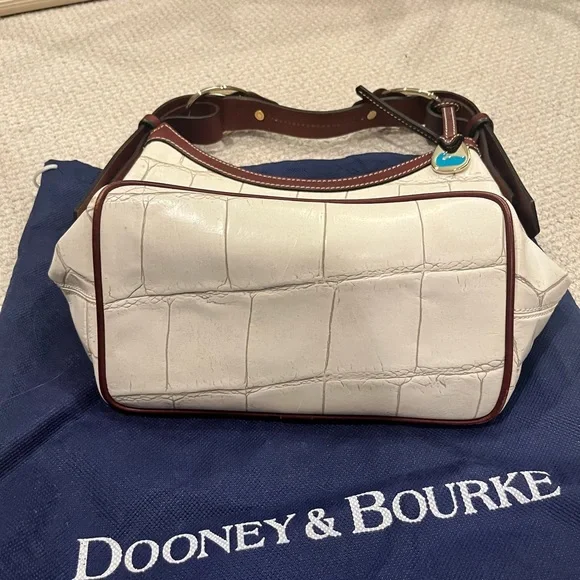 Dooney & Bourke Embossed Leather Shoulder Bag - Picture 2 of 7